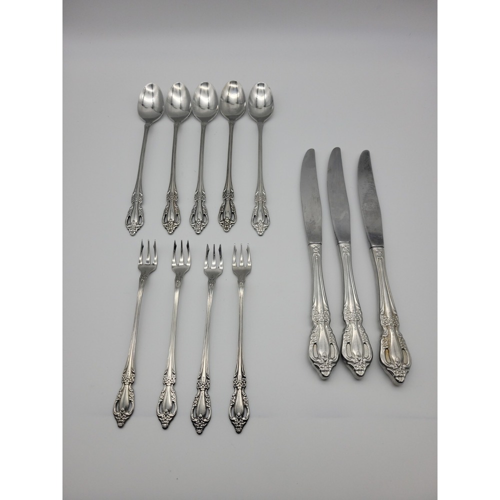 Oneida Distinction Deluxe HH RAPHAEL Stainless Flatware - Lot of 12